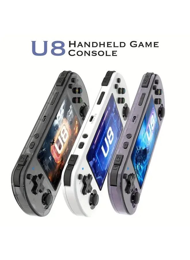 جهاز ألعاب محمول أرجواني بأسلوب ريترو مقاس 4 بوصة يدعم GBA وPSP وPS1 وNDS وN64 مع إمكانية إعادة الشحن - Image 3